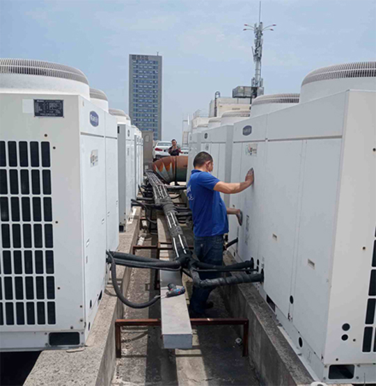 新会中央空调制热和不制冷系统维修方法